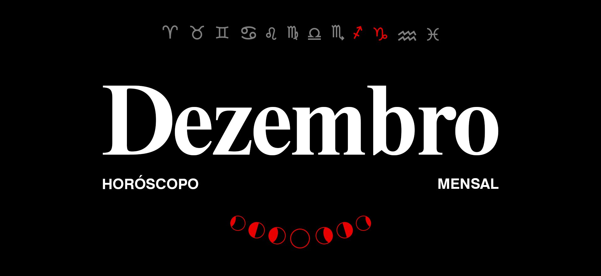 HORÓSCOPO DE DEZEMBRO 2025