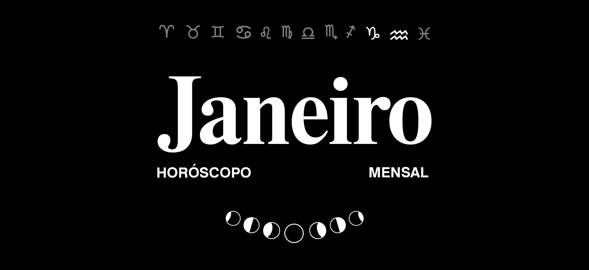 HORÓSCOPO DE JANEIRO 2026