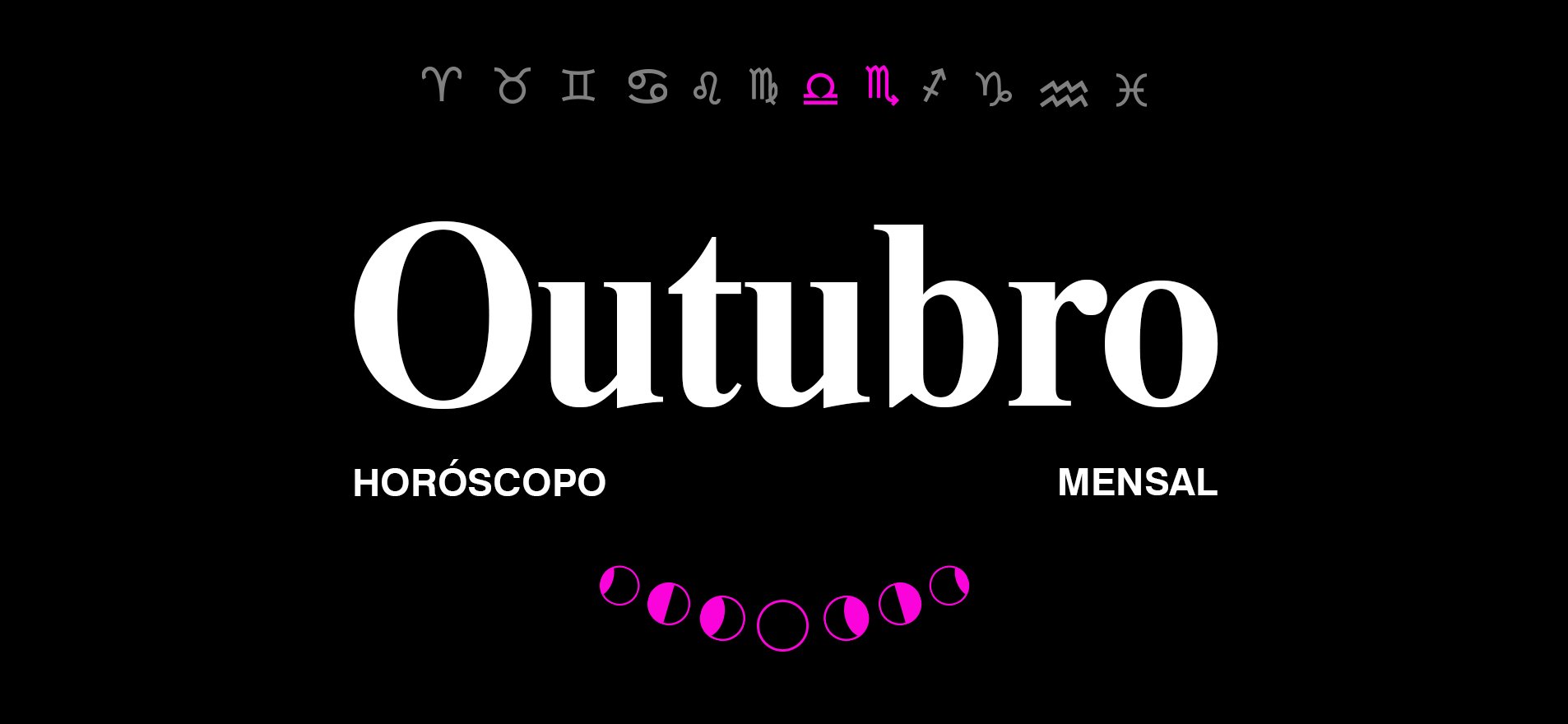 HORÓSCOPO DE OUTUBRO 2025