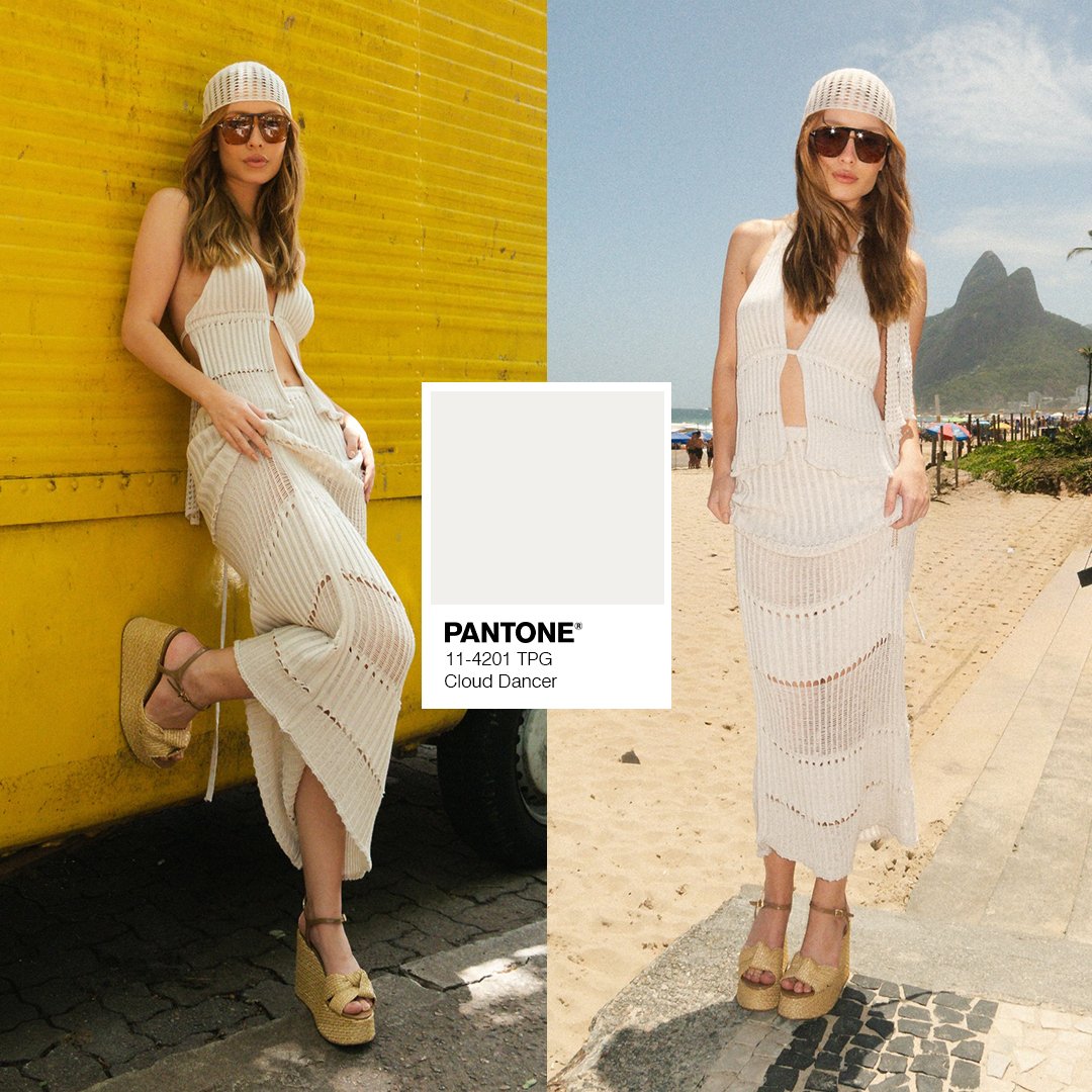 5 inspirações frescas e estilosas para usar a cor do ano no verão. Veja os looks!