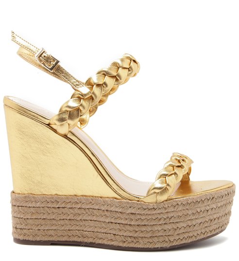 Sandália Anabela Braid Rope White Sandália Anabela Braid Rope White