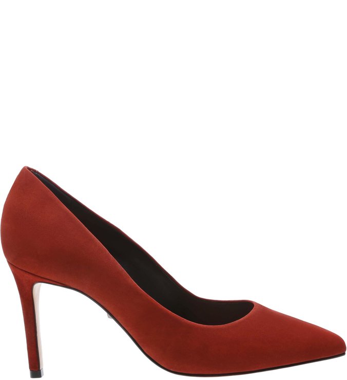 Scarpin Classic Nobuck Red Scarpin Classic Nobuck Red