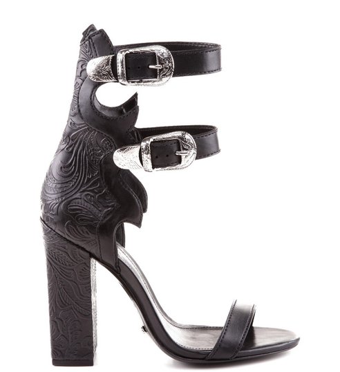 Sandália Gladiadora Salto Black Sandália Gladiadora Salto Black