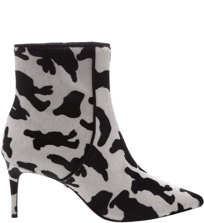 Bota Salto Cow Print P&B Bota Salto Cow Print P&B