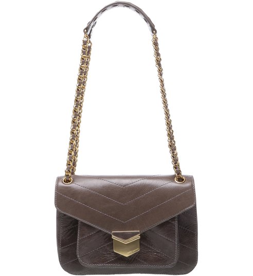 Mini Shoulder Bag Rosie Chain Cinza Mini Shoulder Bag Rosie Chain Cinza