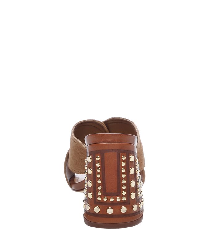 Mule Block Heel Nobuck Mule Block Heel Nobuck