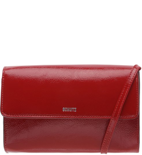 Crossbody Baguete Verniz Glow Red Crossbody Baguete Verniz Glow Red
