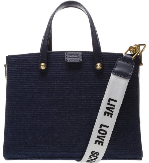 Tote Live Love Texture Blue Tote Live Love Texture Blue