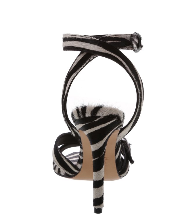 Sandália Stiletto Zebra Print Sandália Stiletto Zebra Print