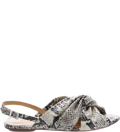 Flat Mika Couro Twist Snake Flat Mika Couro Twist Snake