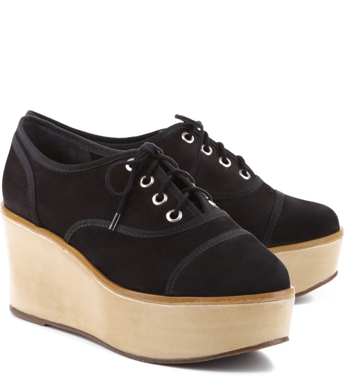 Oxford Flatform Black | Schutz
