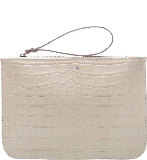 Clutch Bright Croco White Clutch Bright Croco White