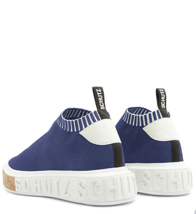 Sneaker It Schutz Bold Knit Blue Sneaker It Schutz Bold Knit Blue