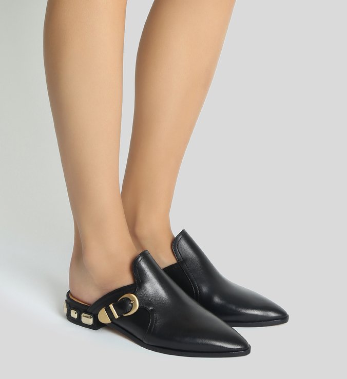 Bota Mule New Western Studs Black Bota Mule New Western Studs Black