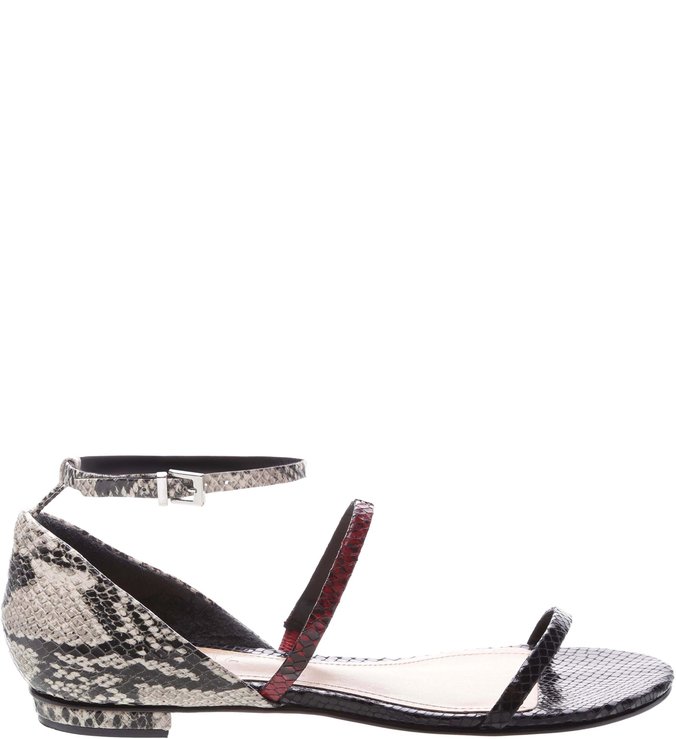 Sandália Rasteira Python Multicolor Sandália Rasteira Python Multicolor