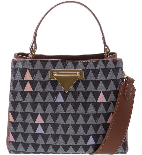 Crossbody Didi Multistrap Triangle Black Crossbody Didi Multistrap Triangle Black
