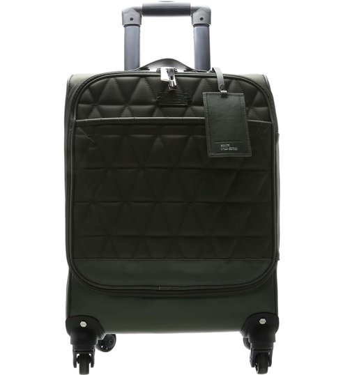 Mala Rolling Nylon Matelassê Green Mala Rolling Nylon Matelassê Green