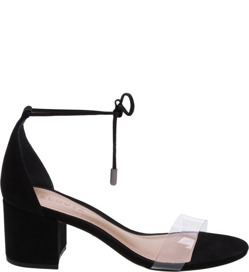 Sandália Vinil Block Heel Black Sandália Vinil Block Heel Black