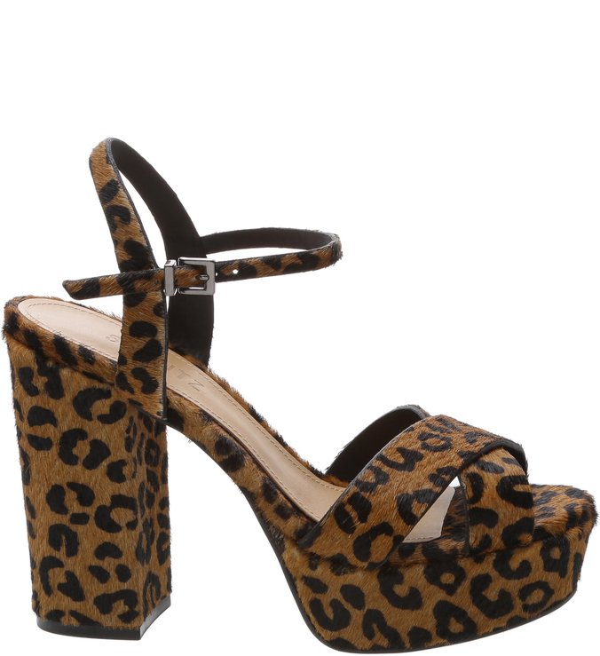 Sandália Meia Pata Animal Print Sandália Meia Pata Animal Print