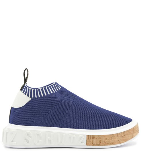 Sneaker It Schutz Bold Knit Blue Sneaker It Schutz Bold Knit Blue