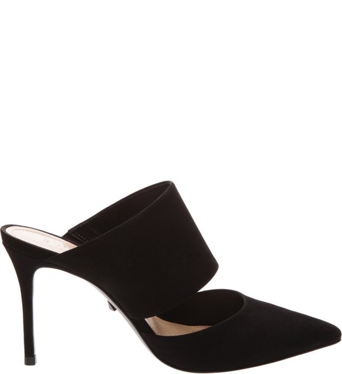 Quereda Mule Medium Black Nobuck Quereda Mule Medium Black Nobuck