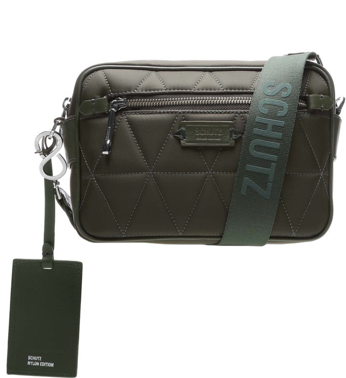 Crossbody Nylon Matelassê Militar Crossbody Nylon Matelassê Militar