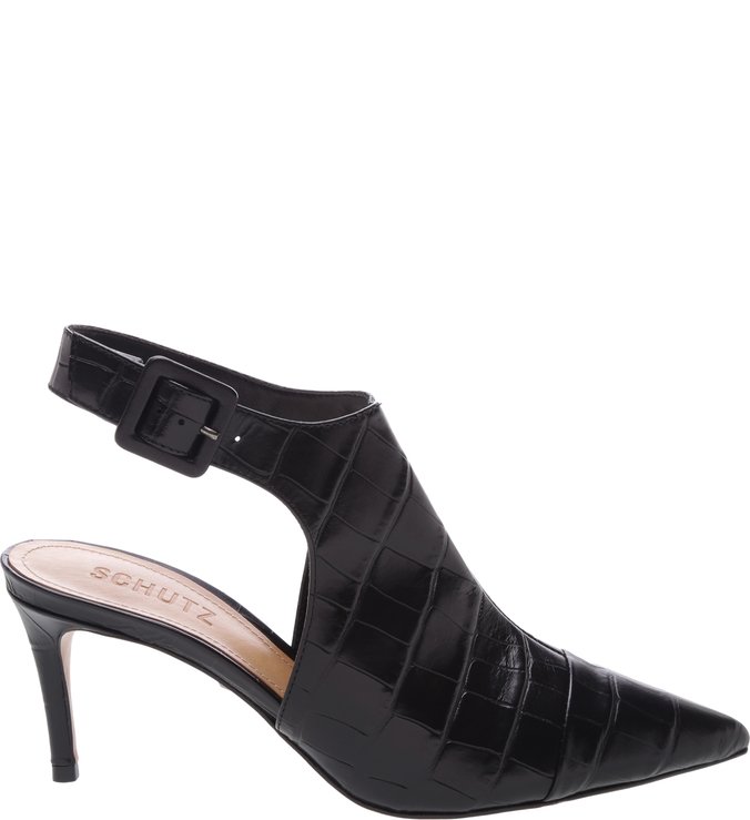 Mule New Croco Black Mule New Croco Black
