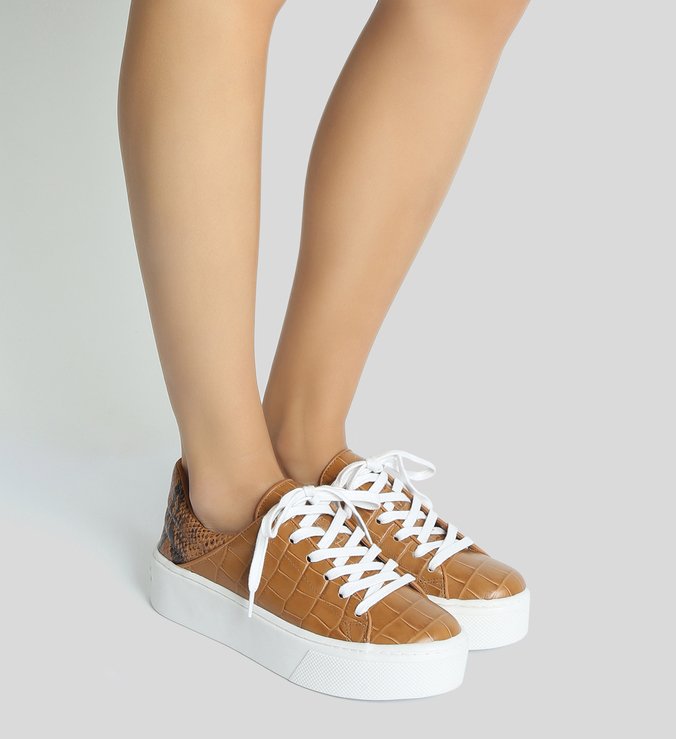 Tênis S-Oxy Croco Python Brown Tênis S-Oxy Croco Python Brown