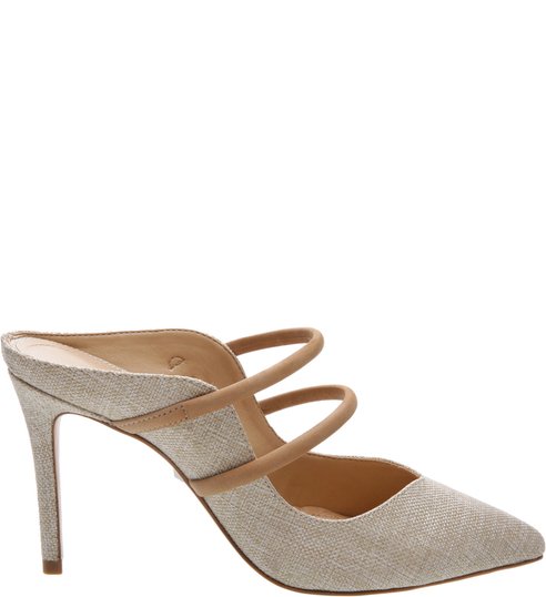 Mule Mary Jane Linho Natural Mule Mary Jane Linho Natural