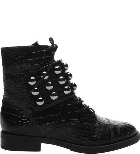 Combat Boot Croco Metallic Balls Combat Boot Croco Metallic Balls