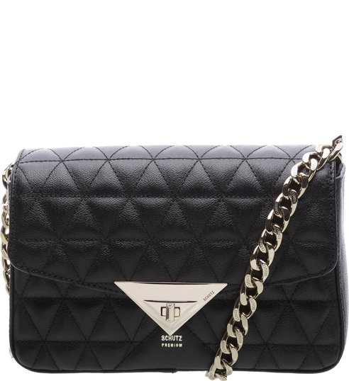 Mini Crossbody 944 Alça Dourada Black Mini Crossbody 944 Alça Dourada Black