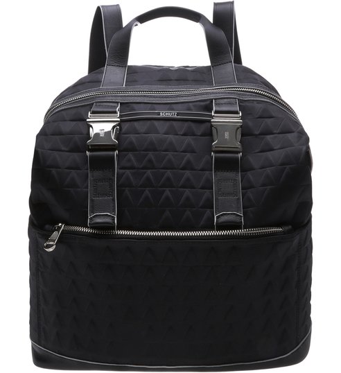 Mochila Nylon Triangle Black Mochila Nylon Triangle Black