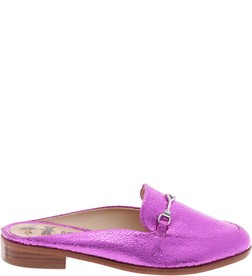 pink mule flats