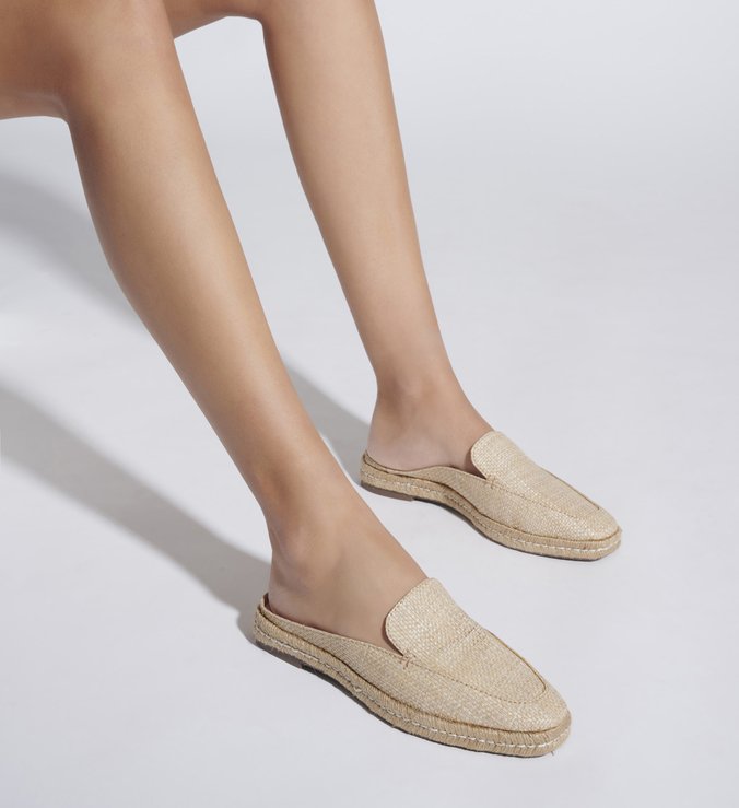 FLAT MULE RÁFIA NEUTRAL FLAT MULE RÁFIA NEUTRAL