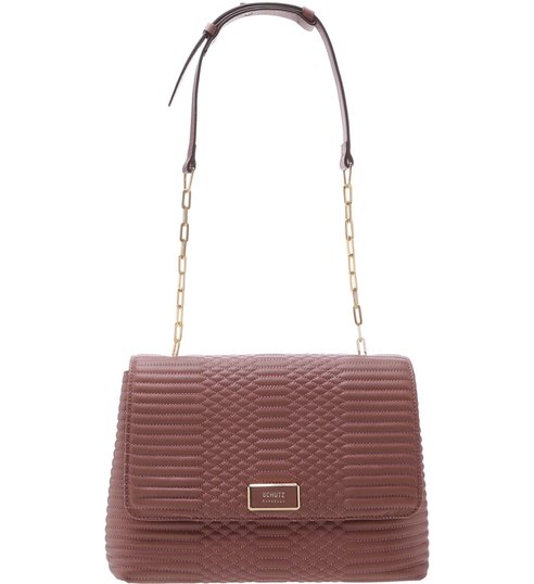 Shoulder Bag Sthé Snake Peach Shoulder Bag Sthé Snake Peach