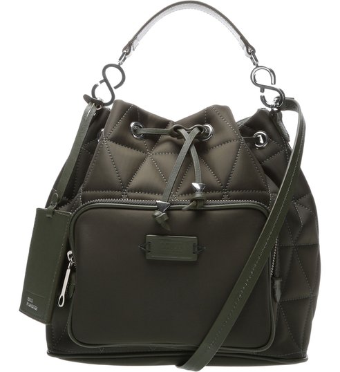 Bucket Bag Nylon Matelassê Green Bucket Bag Nylon Matelassê Green