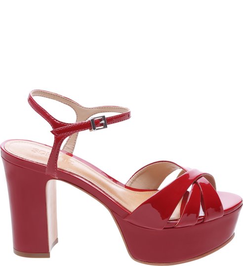 Sandália Disco Verniz Tango Red Sandália Disco Verniz Tango Red