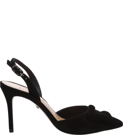 Scarpin Slingback Buckle Black Scarpin Slingback Buckle Black