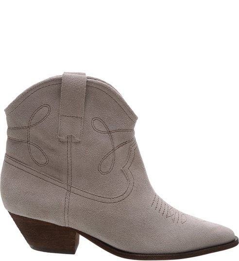 Bota New Western Suede Grey Bota New Western Suede Grey