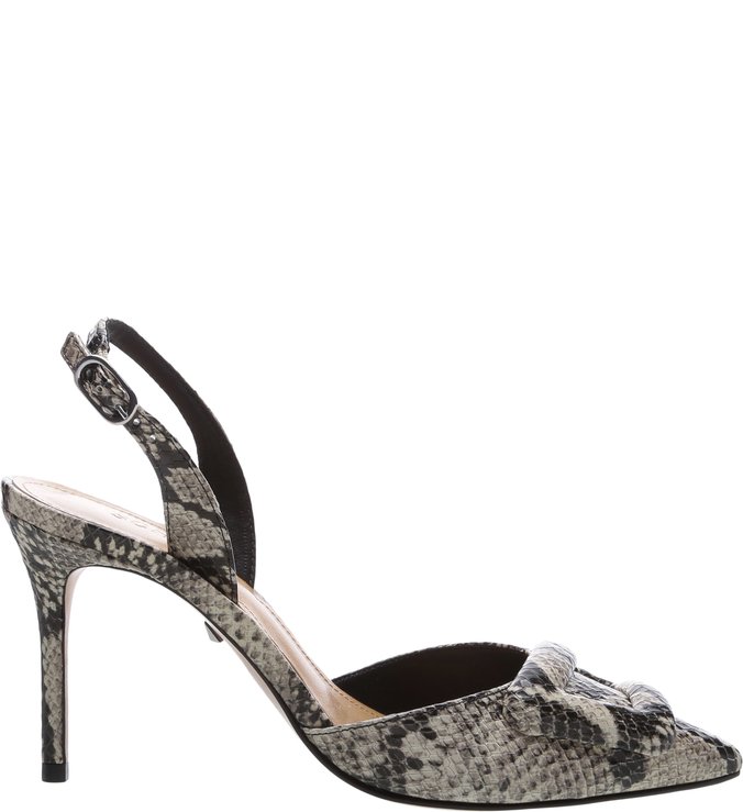 Scarpin Slingback Buckle Python Scarpin Slingback Buckle Python