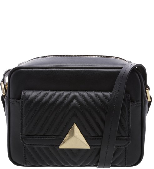 Crossbody Triangle Rib Black Crossbody Triangle Rib Black