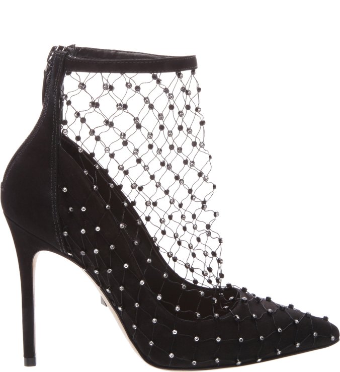 Scarpin Fishnet Crystal Black Scarpin Fishnet Crystal Black