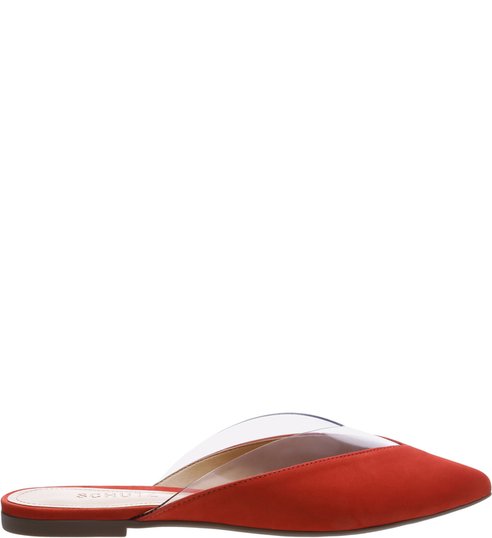 Flat Mule Crystal Red Flat Mule Crystal Red