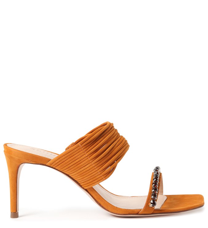 Sandália Mule Glam Laranja