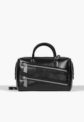 Bolsa Shoulder Bowling Couro Preta