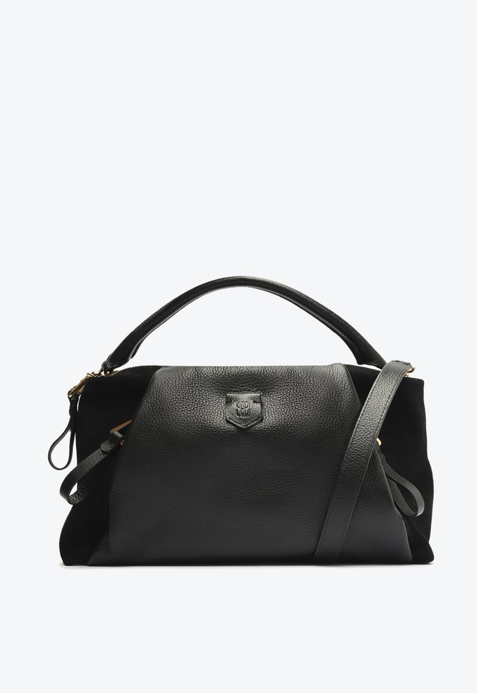 Bolsa Tote Colbie Couro Preta