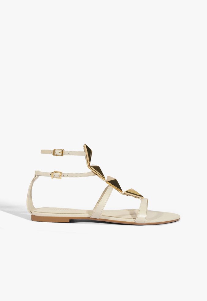Rasteira Boho Triangle Off White