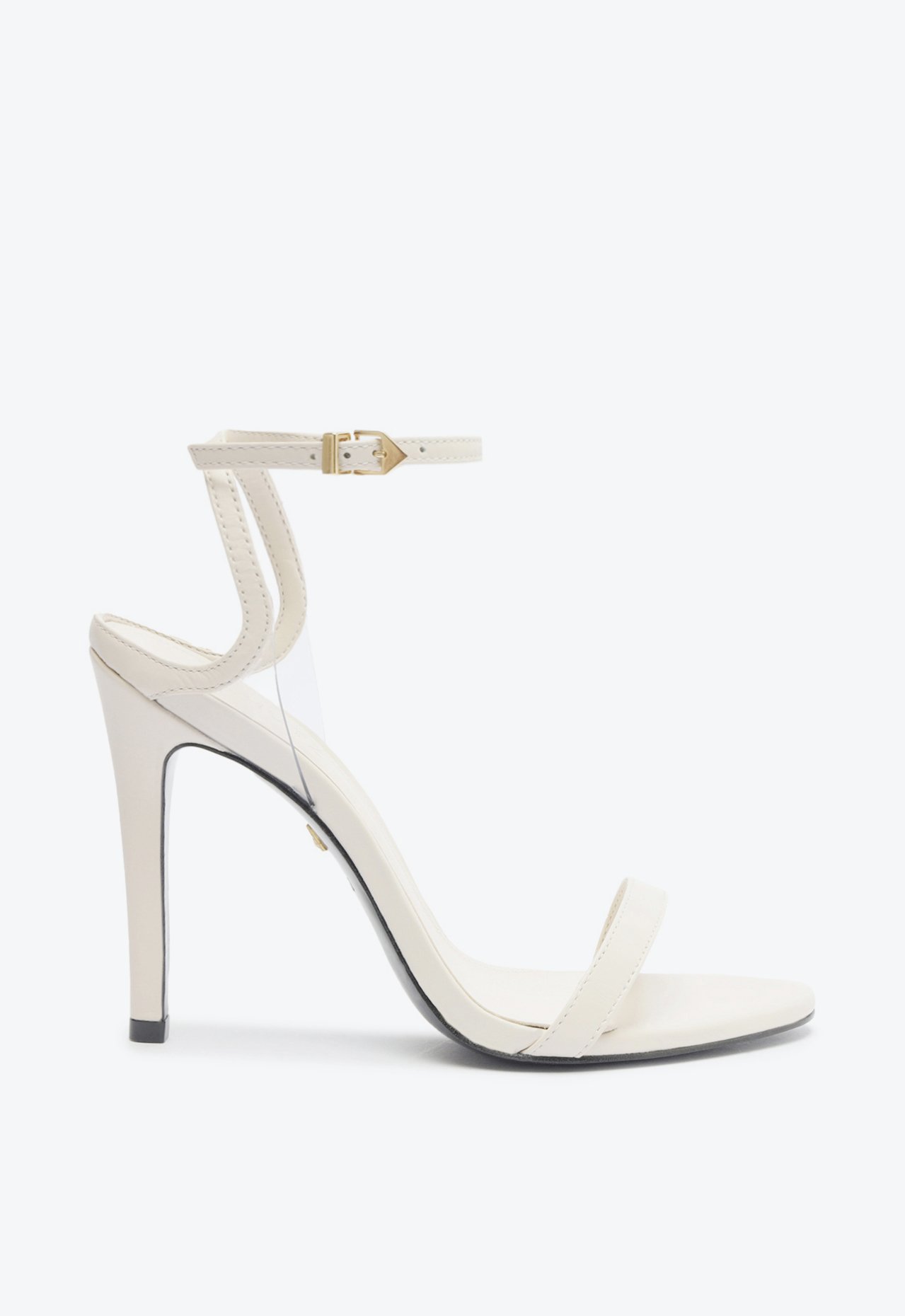 Sandália Salto Skye High Stiletto Couro Branca | Schutz