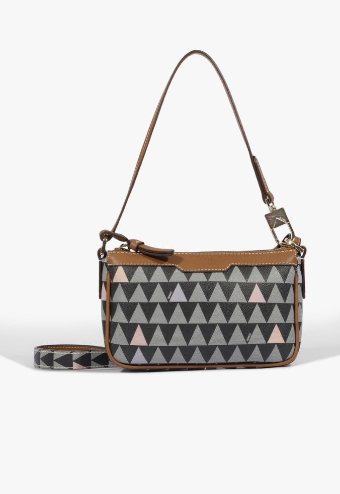 Bolsa Tiracolo Triangle Preta