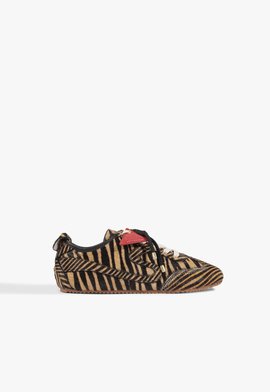 Tênis Sneaker Ravena Couro Animal Print